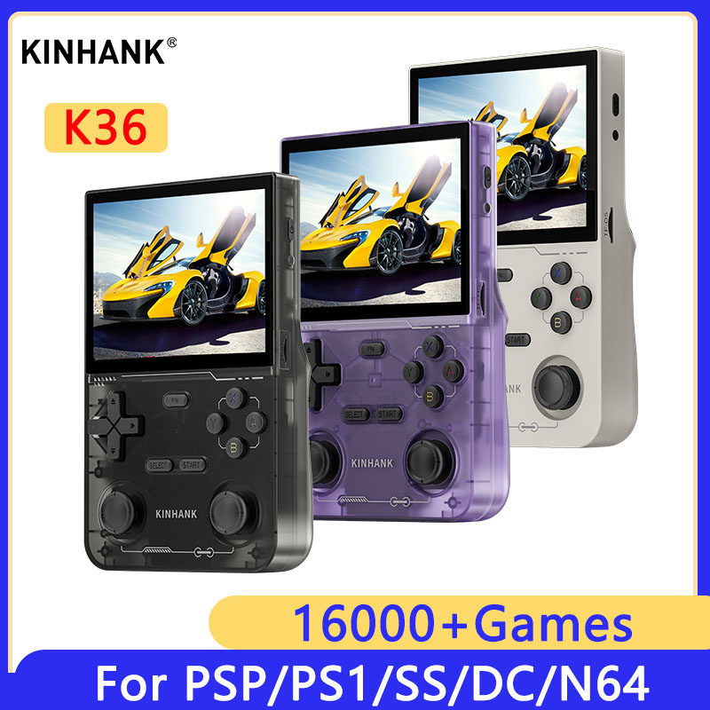 Retro Handheld Game Console R36S - KINHANK K36 Ретро портативная игровая консоль