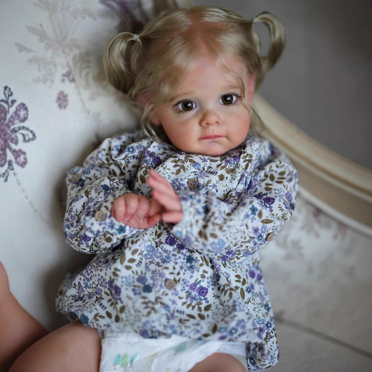 Reborn Baby Doll Silicone Realistic - Мягкие силиконовые куклы-реборны, реалистичная кукла-малышка Магги,