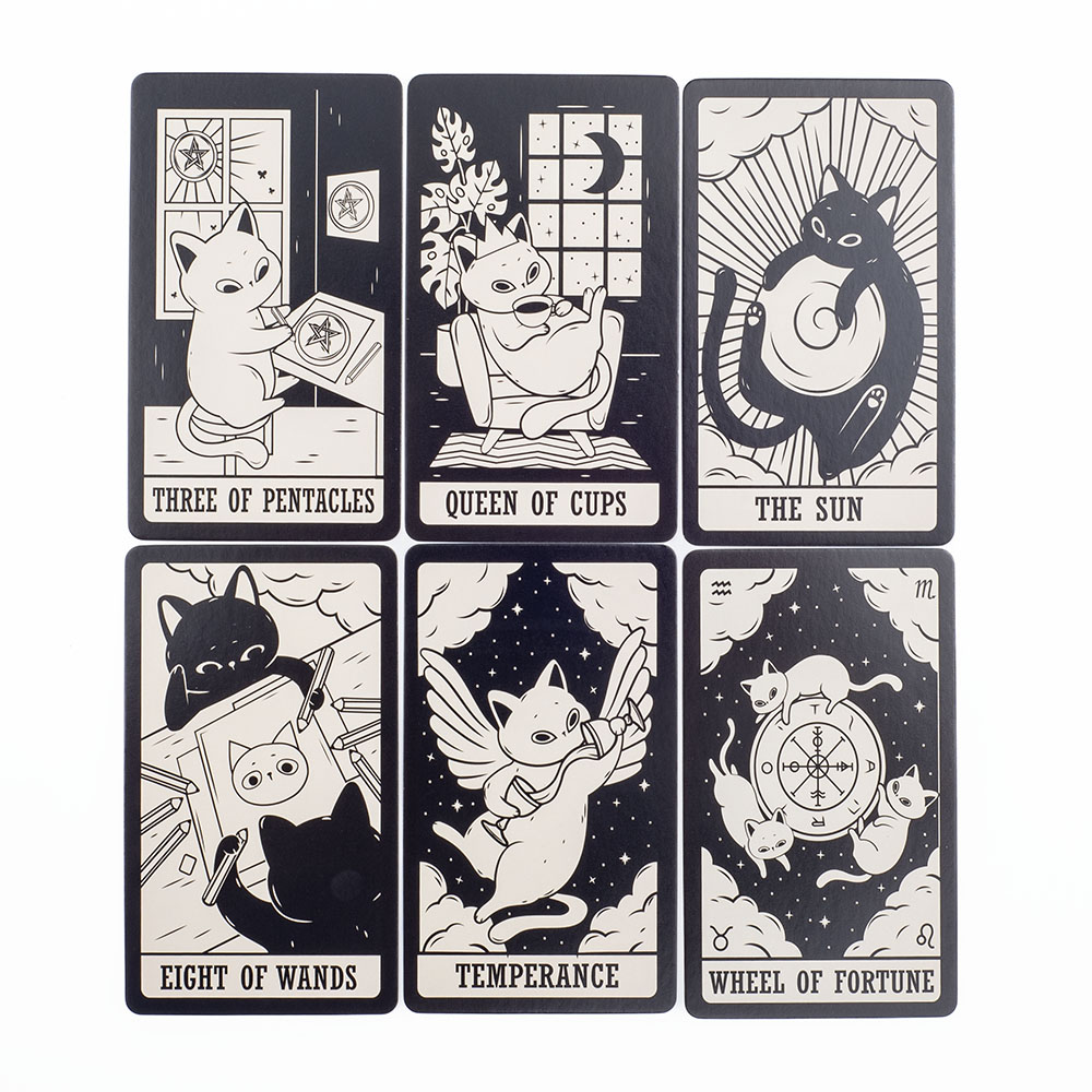 Набор Таро для котят 78 шт., м – обзор и цена Tarot Cards Deck With Guidebook