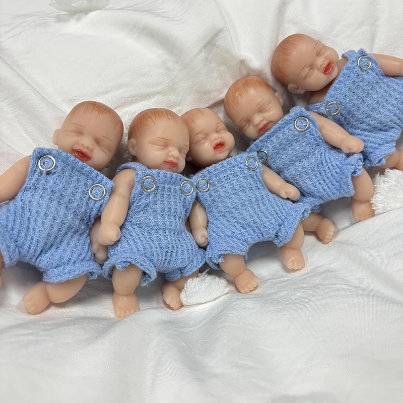 5 шт./компл., 4 дюйма, ручная  – обзор и цена Reborn Baby Doll Silicone Realistic