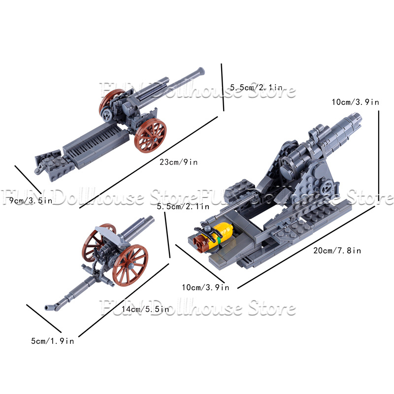 Конструктор MOC: Военная сцена – обзор и цена Lego Compatible Military Tank