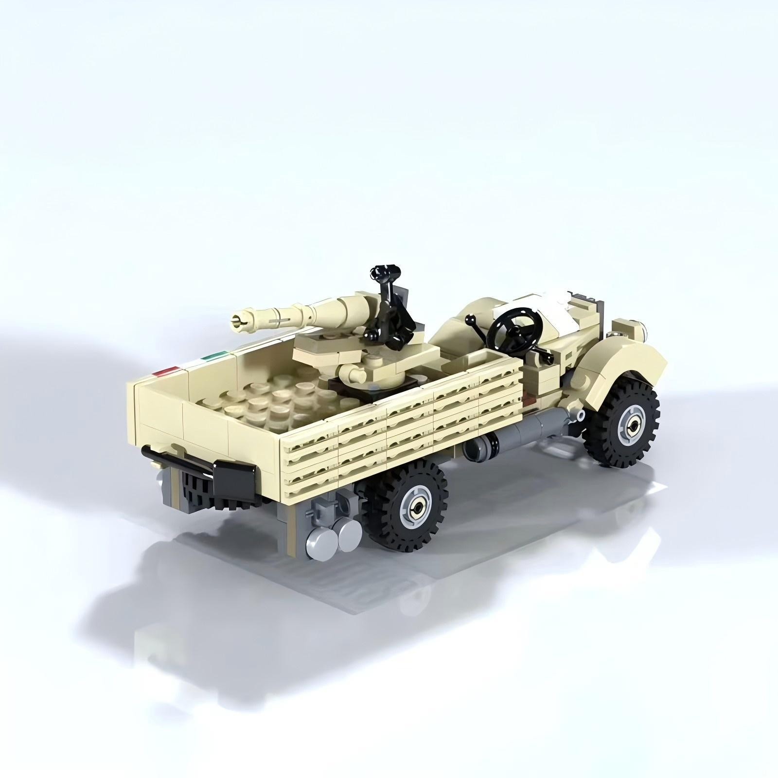 MOC Военная серия, итальянский – обзор и цена Lego Compatible Military Tank