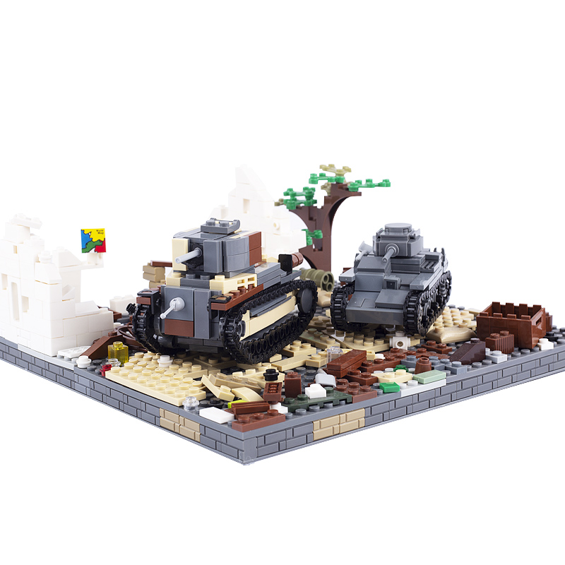 Второй мировой войны, Япония,  – обзор и цена Lego Compatible Military Tank
