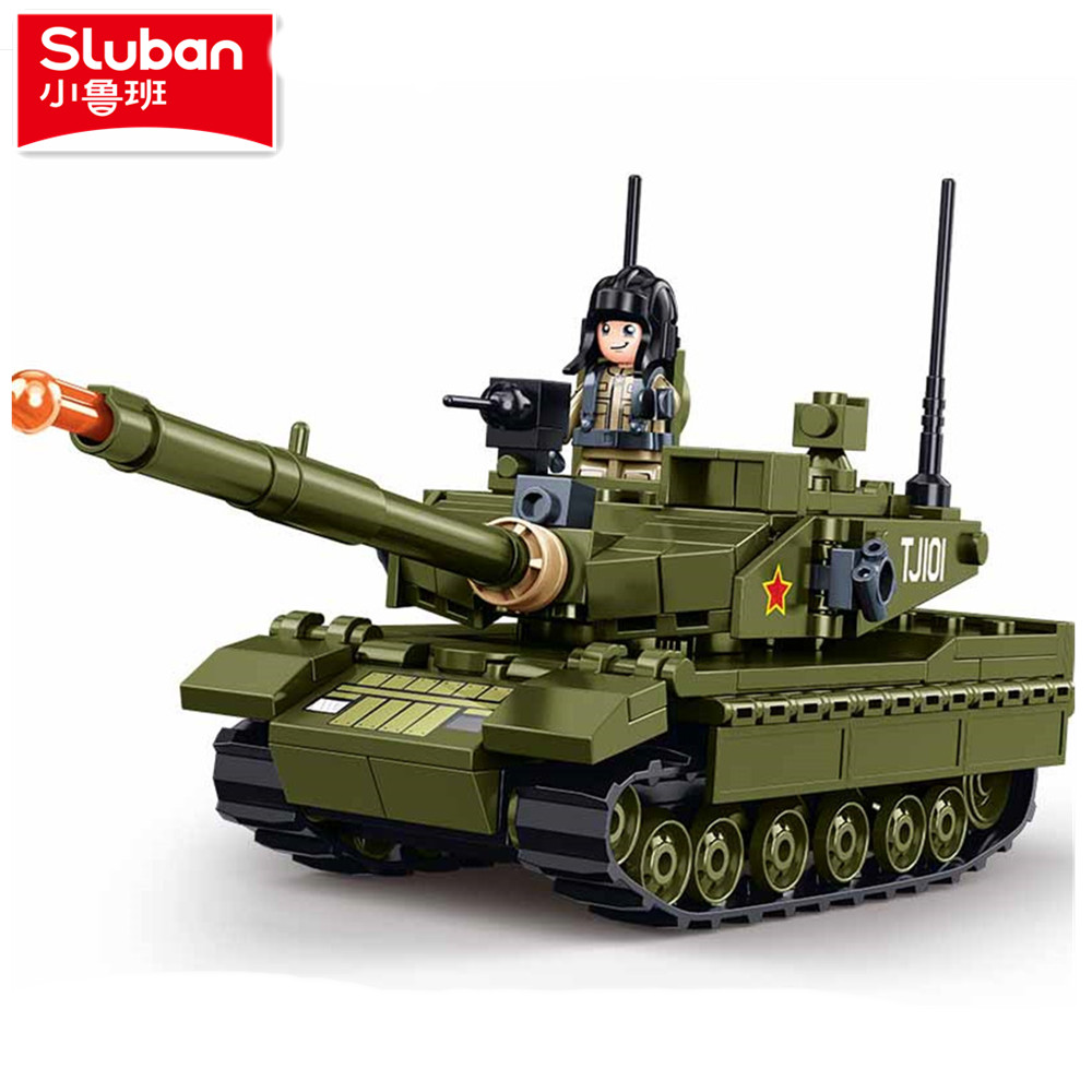 Sluban 183 шт., армейская моде – обзор и цена Lego Compatible Military Tank