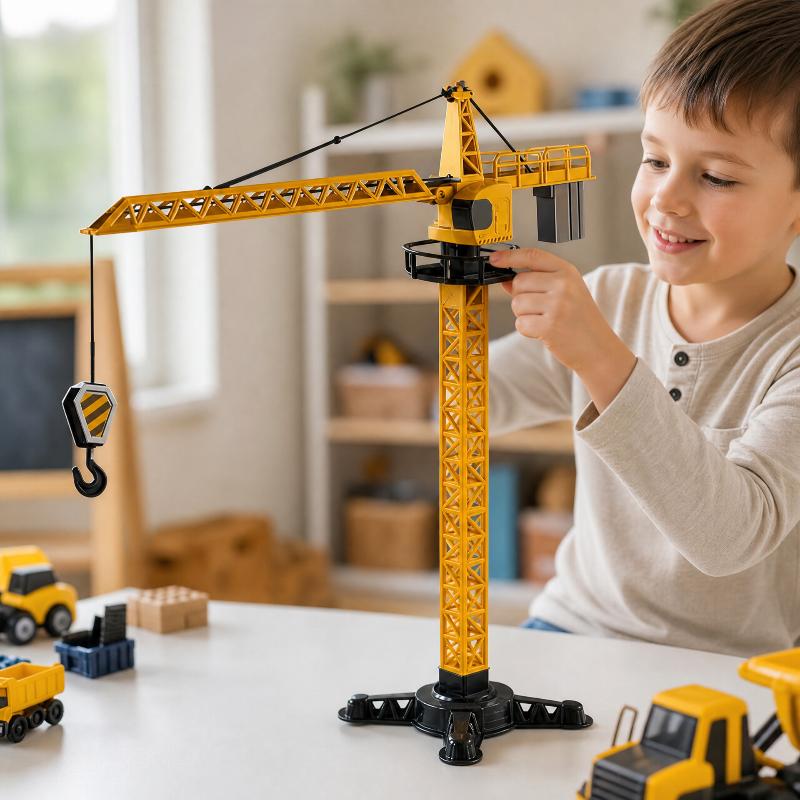 Игрушечный башенный кран, имит – обзор и цена Educational Toys