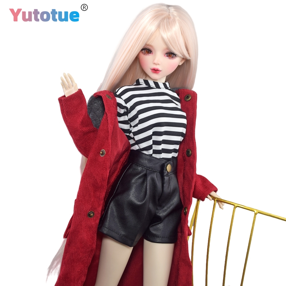 YUTOTUE 22-дюймовая женская ку – обзор и цена Bjd Doll 1 6 Full Set With Clothes