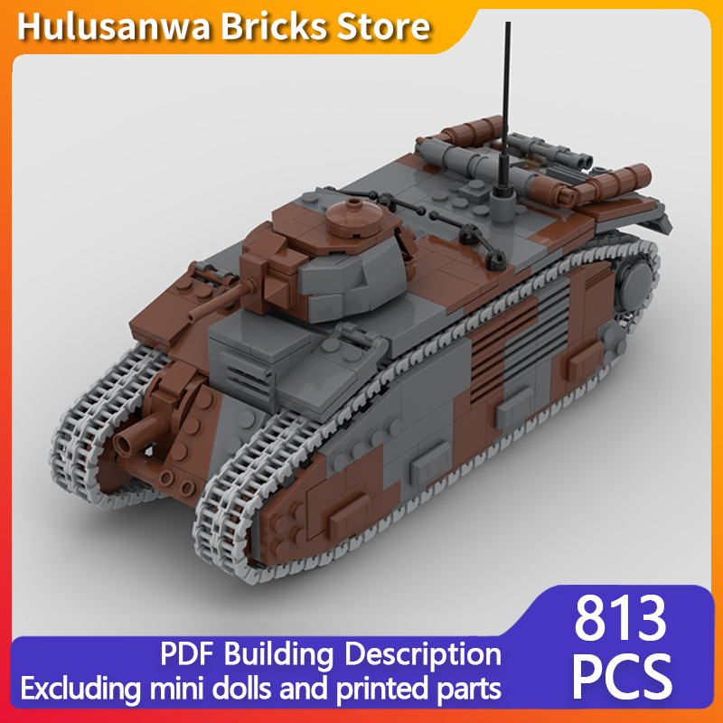 Военные танки B1 Bis: Модель M – обзор и цена Lego Compatible Military Tank